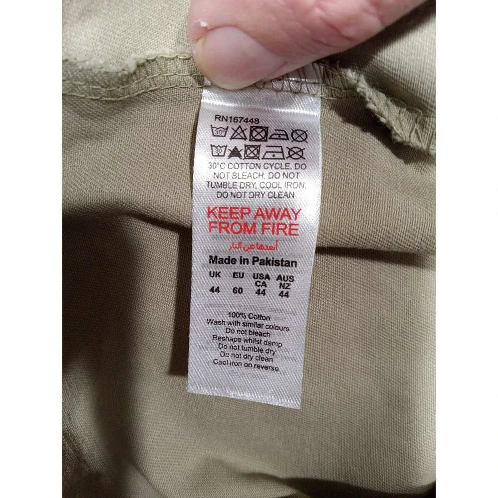 Boohoo Man Baggy Cargo Pants 46x30 multi Color‎